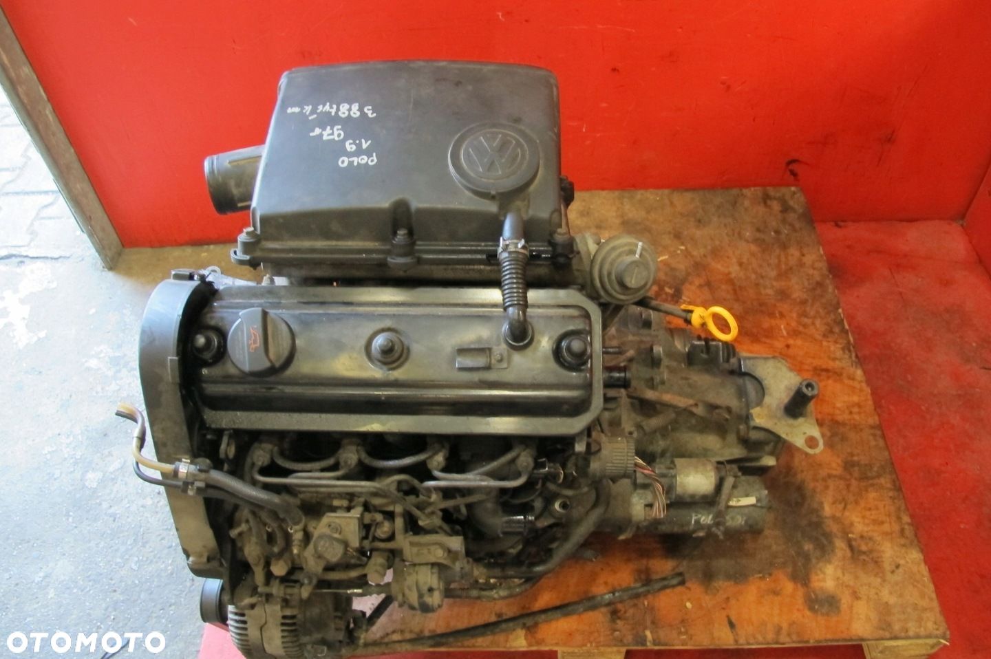 VW POLO III 6N 1.9 D FELICIA T4 SILNIK AEF KOMPLETNY  SKRZYNIA DCH - 1