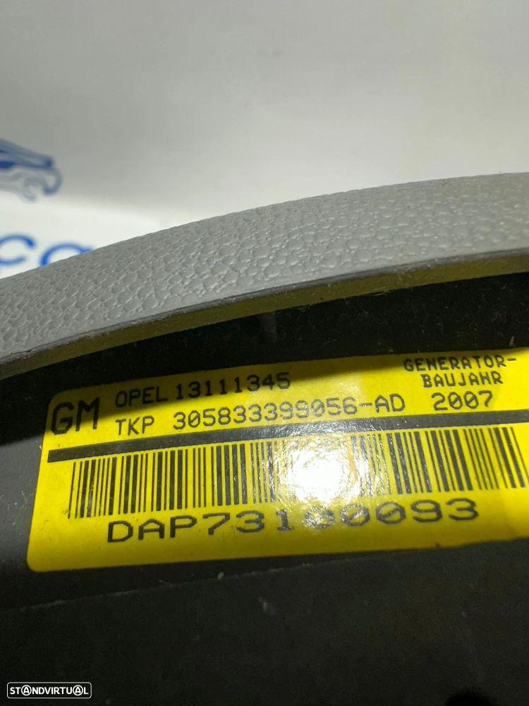 .Airbag Volante Condutor GM Opel Astra H 13111345 2004 - 2009 - 7