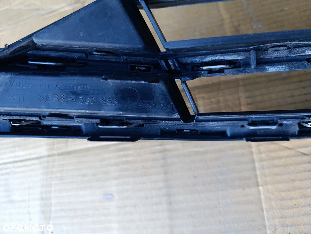 VW PASSAT B8 GRILL ATRAPA ZDERZAKA PRZÓD 3G0853653K - 5