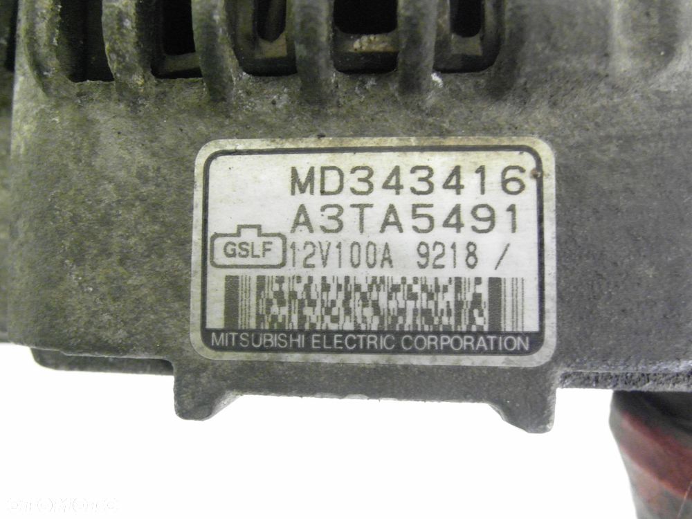 ALTERNATOR MITSUBISHI CARISMA 1.8 GDI MD343416 A3TA5491 - 2