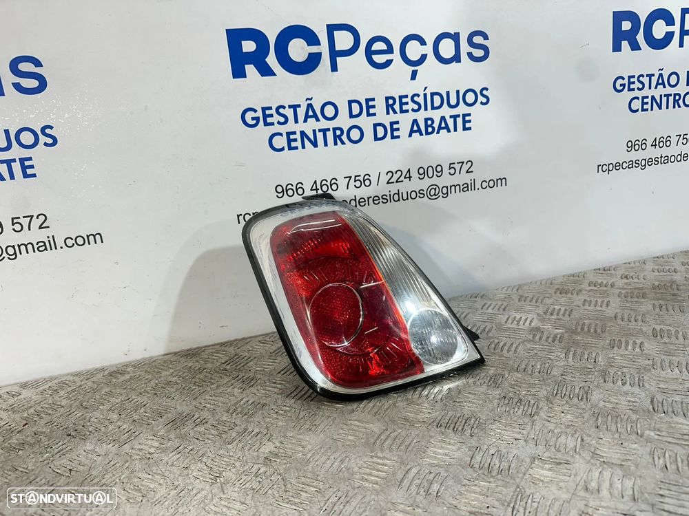 .Farolim Original Esquerdo Tras Traseiro Fiat 500 312 27043101 2007 - 2013 - 2