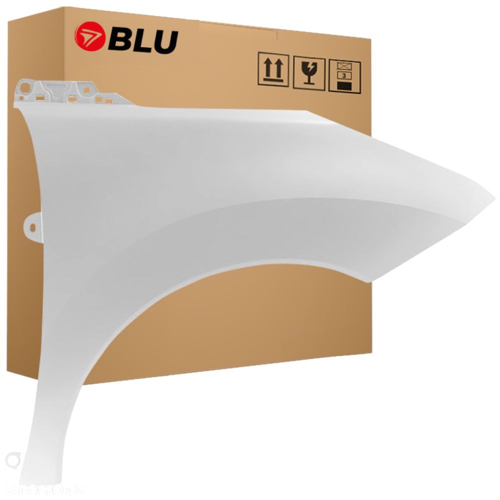 BLU Błotnik PEUGEOT 3008 I EZR prawy srebrny 2009-2016 przód ArcticSteel - 1