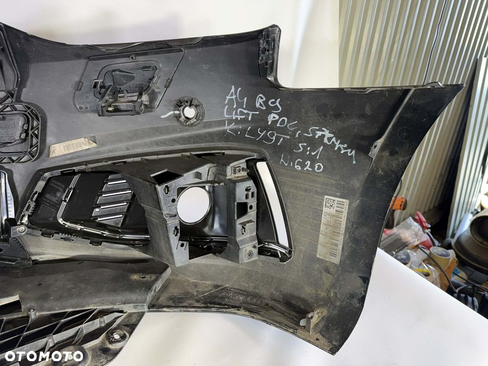 Audi A4 B9 Lift Zderzak Przód Przedni LY9T PDC, Sprysk. 20-24 8W0807437AH - 7