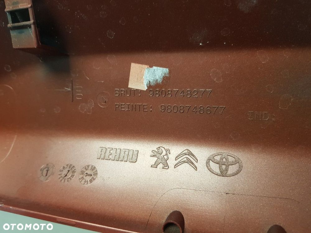 LISTWA DRZWI LEWY TYL TYLNA LEWA JUMPY 3 III EXPERT III PROACE II 9808748277 ZAFIRA D - 5