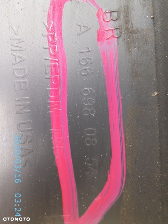 MERCEDES ML W166 AMG LISTWA PROGOWA PRAWA A1666980854 - 2