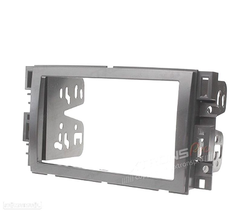 MOLDURA ADAPTADOR PRETO PARA RADIO 2-DIN PARA CHEVROLET BUICK GMC HUMMER PONTIAC SATURN SUZUKI - 1