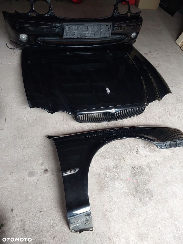 PED Jaguar x type x-Type maska zderzak przedni błotnik prawy czarny
