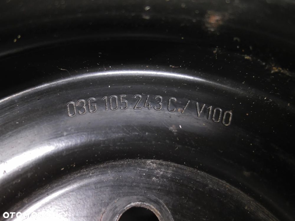 AUDI A3 8P GOLF V VI LEON 2.0 TDI BKD KOŁO PASOWE WAŁU 03G105243C - 3