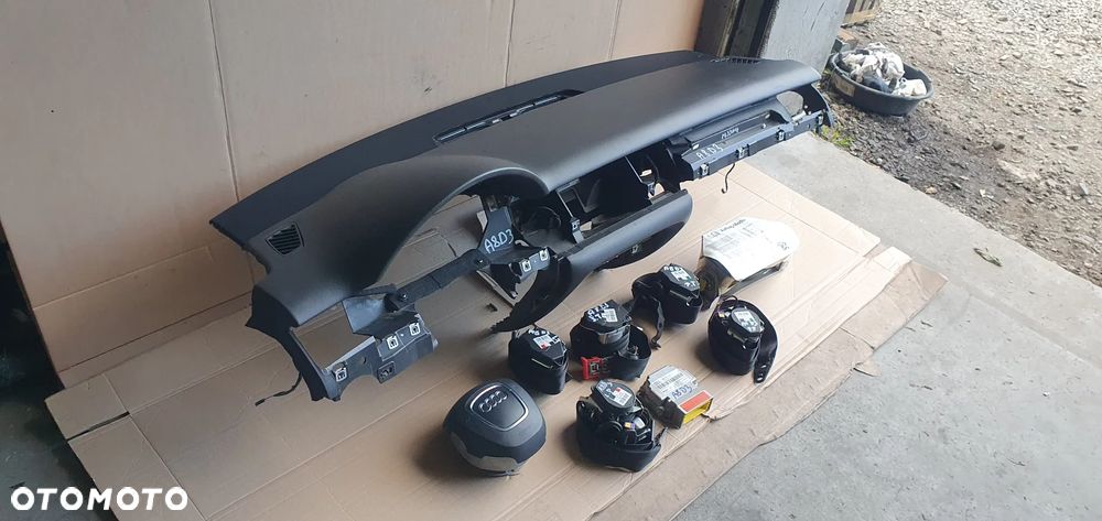 Konsola poduszki pasy AIRBAG sensor zestaw naprawczy Audi A8 D3 - 5