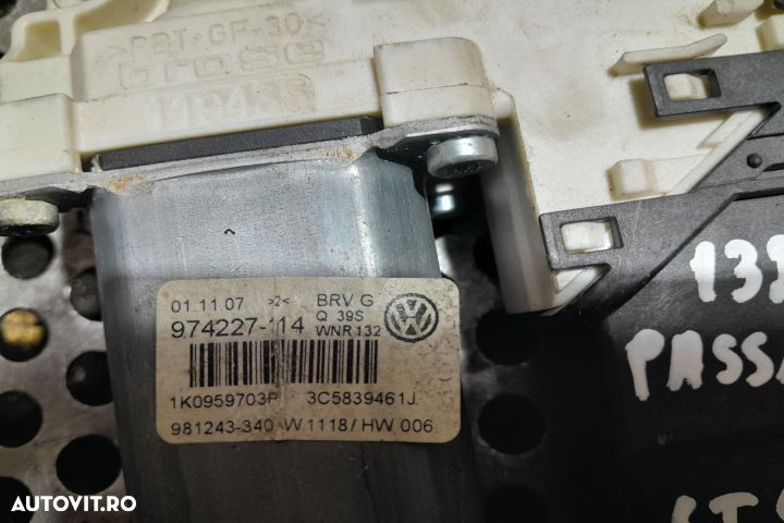 Motoras macara geam spate stanga 1K0959703P / 973624-106 1K0959703P / - 2