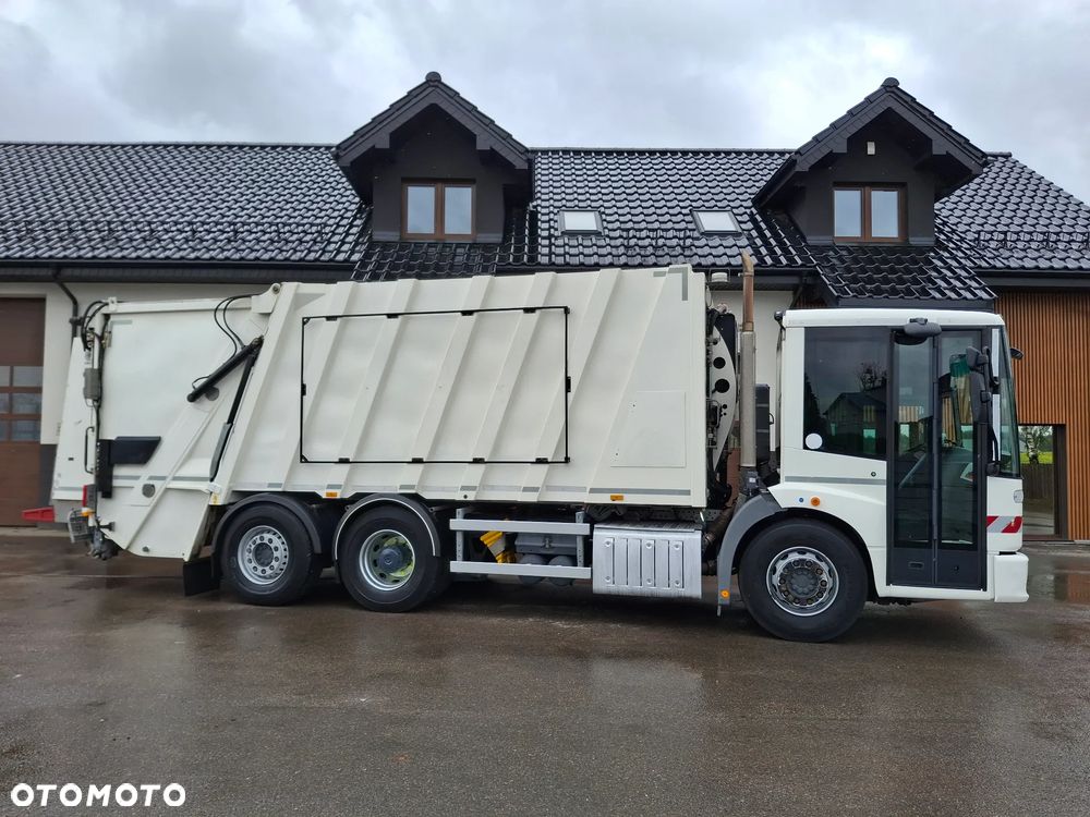 Mercedes-Benz Econic 2630 Śmieciarka Euro 6 FAUN Variopress 522 Zoeller 22m3 3 Osie Tylna Oś Skrętna Zawieszenie Pneumatyczne Centralne Smarowanie Zabudowy - 15
