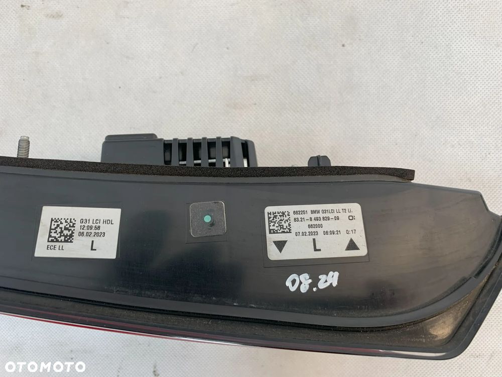 BMW 5 V G31 LCI FL 20r Lampa lewa tyl tylna 2020 - 4