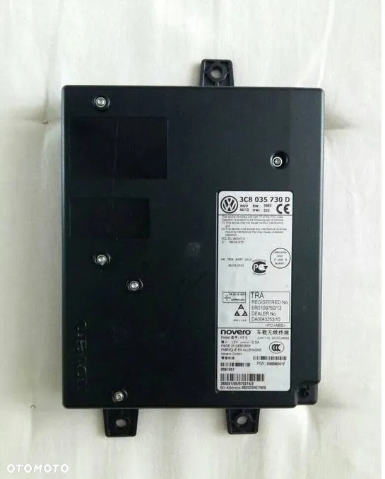 Moduł Bluetooth Premium RNS 510 RCD 310 , 315 VW Skoda 3C8.035.730 A B C D E wiązka - 2