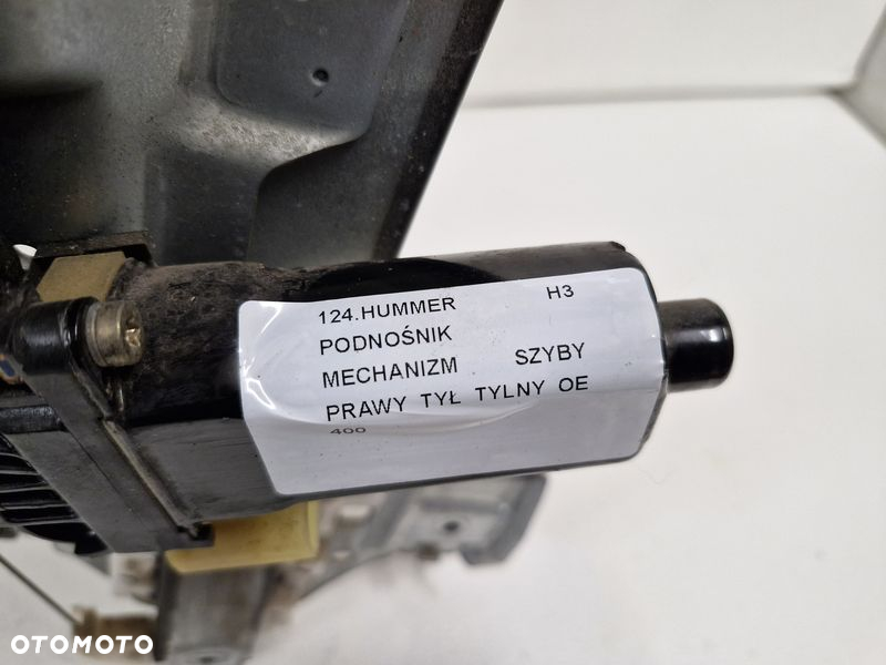 HUMMER H3 PODNOŚNIK MECHANIZM SZYBY PRAWY TYŁ TYLNY OE 2 PIN - 4