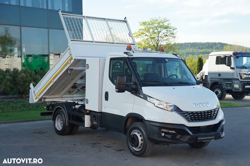 Iveco DAILY 70-180 / BASCULATOR SPATE 2.8 M / MTA: 7.0 T / BLOCARE PUNȚI / DUBLU / HI-MATIC - 3