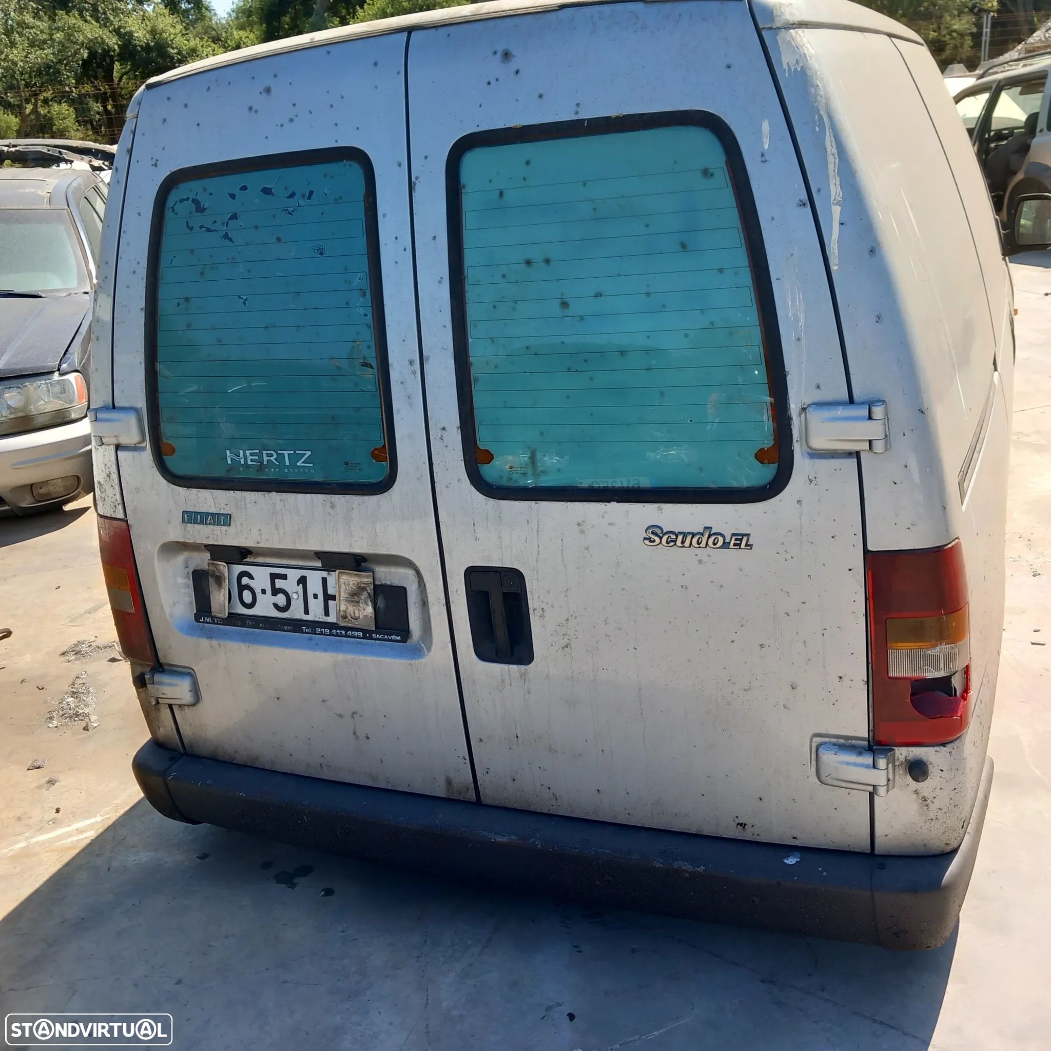 Conjunto portas tras fiat scudo - 1