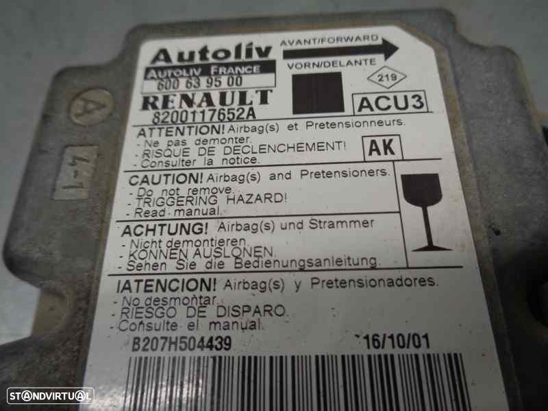 CENTRALINA AIRBAG RENAULT SCÉNIC I LIMUSINA 2001 -8200117652A - 3