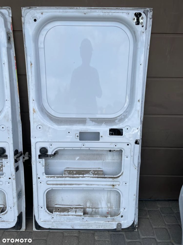 FIAT DUCATO DRZWI LEWE PRAWE TYŁ TYLNE kompletne białe 06- H1 niski - 5