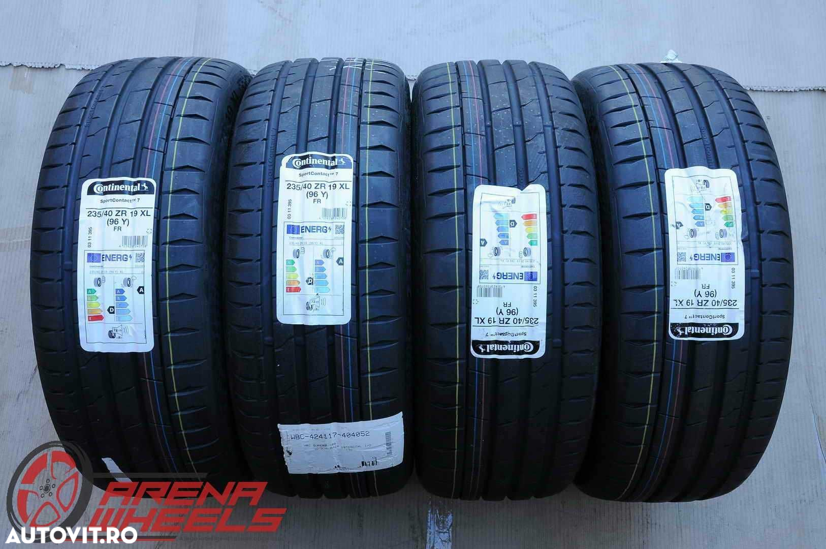 Roti Vara Noi 19 inch Originale VW Passat B8 B9 Continental 235/40 R19 - 8
