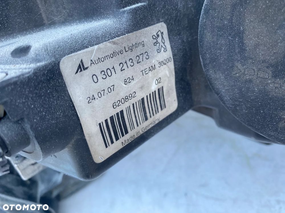 lampa peugeot 407 xenon komplet eu całe - 4