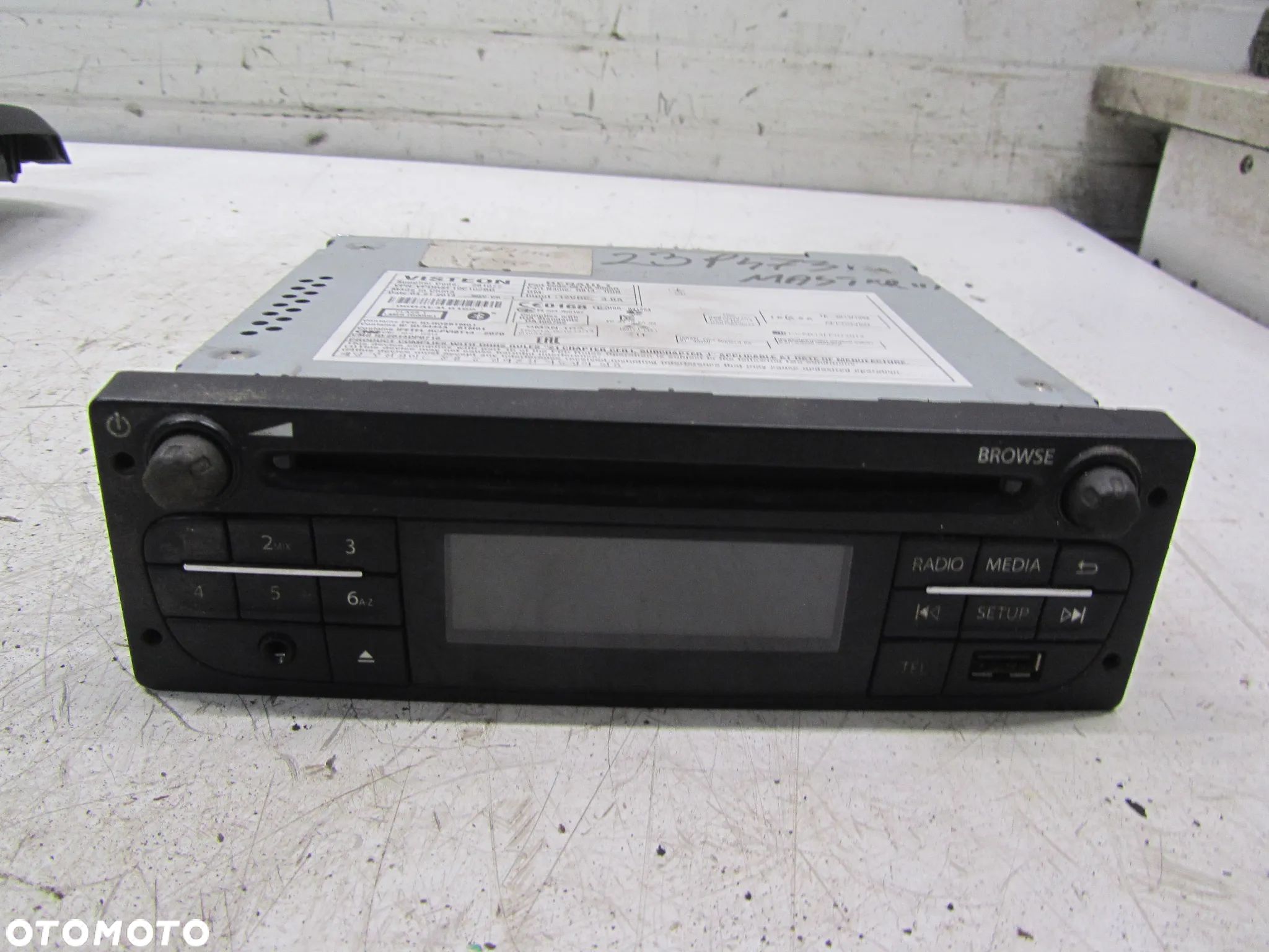 renault master III 2.3 DCI 215R radio cd - 1
