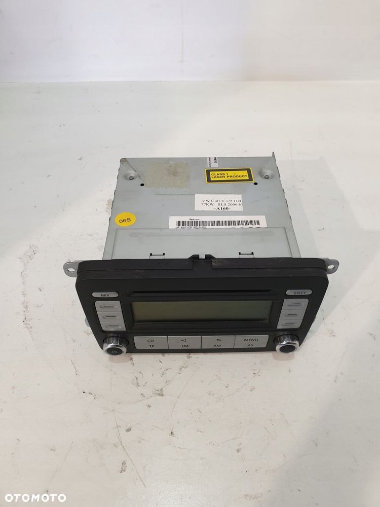 radioodtwarzacz mp3 rcd 300 1k0035186t golf v 1k 1.9tdi - 3