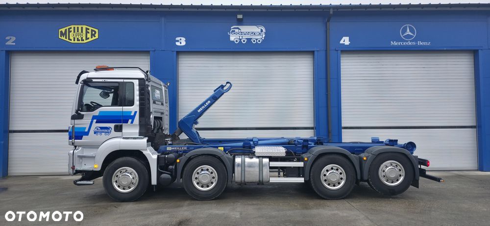 MAN TGS 35.460 8x2 hakowiec MEILLER RK 20.70 TS kontener 7m - 5