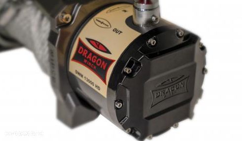 WYCIĄGARKA ELEKTRYCZNA 6 TON WCIĄGARKA LAWETA 24V DRAGON WINCH 13000HD OFFR - 9