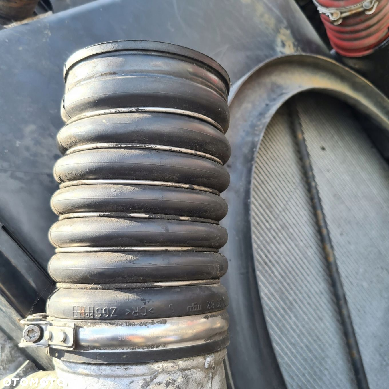ACTROS MP 3 AXOR PRZEWÓD WĄŻ ŁĄCZNIK POWIETRZA INTERCOOLER A0020945582 - 4