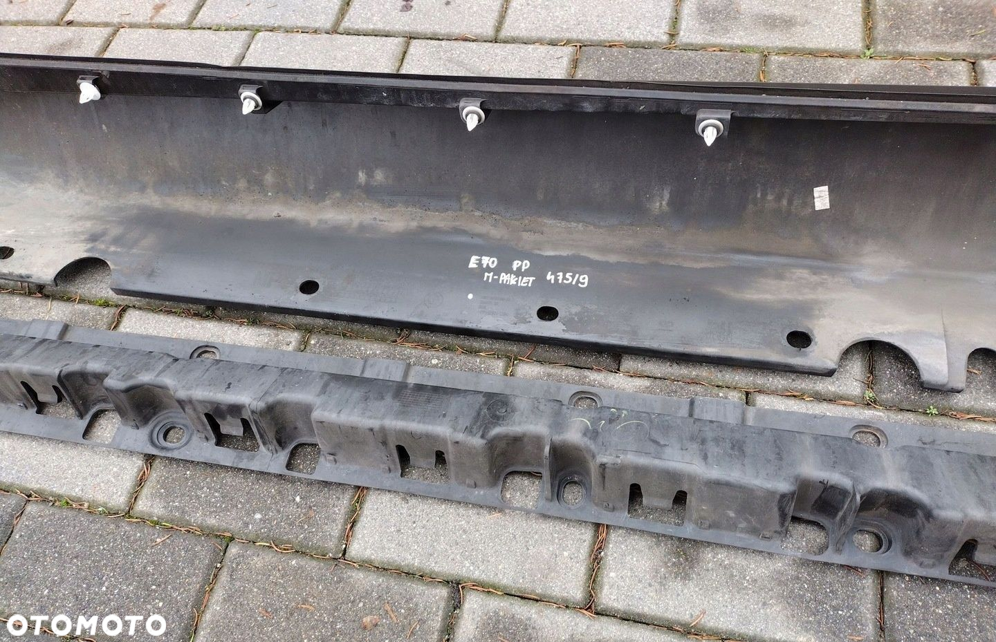 BMW X5 E70 06-09 M-PAKIET PRAWA LISTWA NAKŁADKA PROGOWA STELAŻ 475/9 - 6