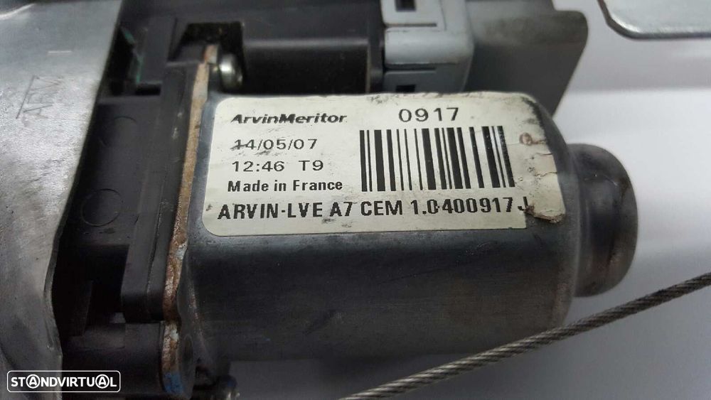 ELEVADOR FRENTE ESQUERDO PEUGEOT 207 XS - 6