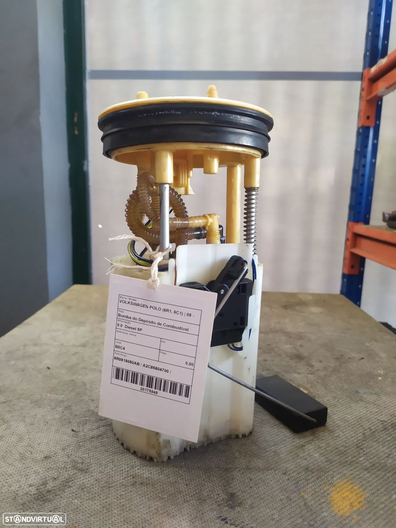 BOMBA DE COMBUSTIVEL VOLKSWAGEN POLO / 6R09019050AB / A2C85804700 - 1