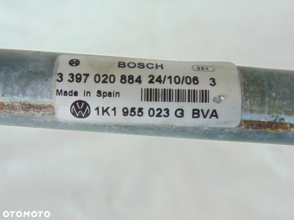 ORYGINAŁ mechanizm wycieraczek silniczek ramiona przód 1K1955023G 1K1955119E VW Volkswagen Golf 5 V 03-09r EUROPA - 10