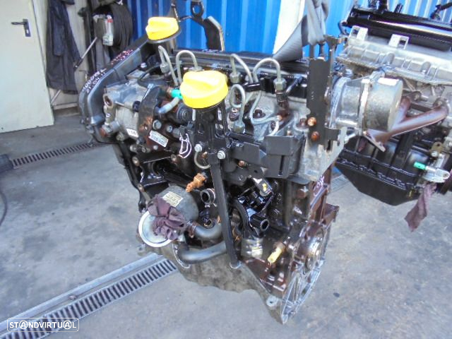 Motor K9KJ750 K9K750 RENAULT MODUS 2005 1.5DCI 80CV 5P PRETO - 2