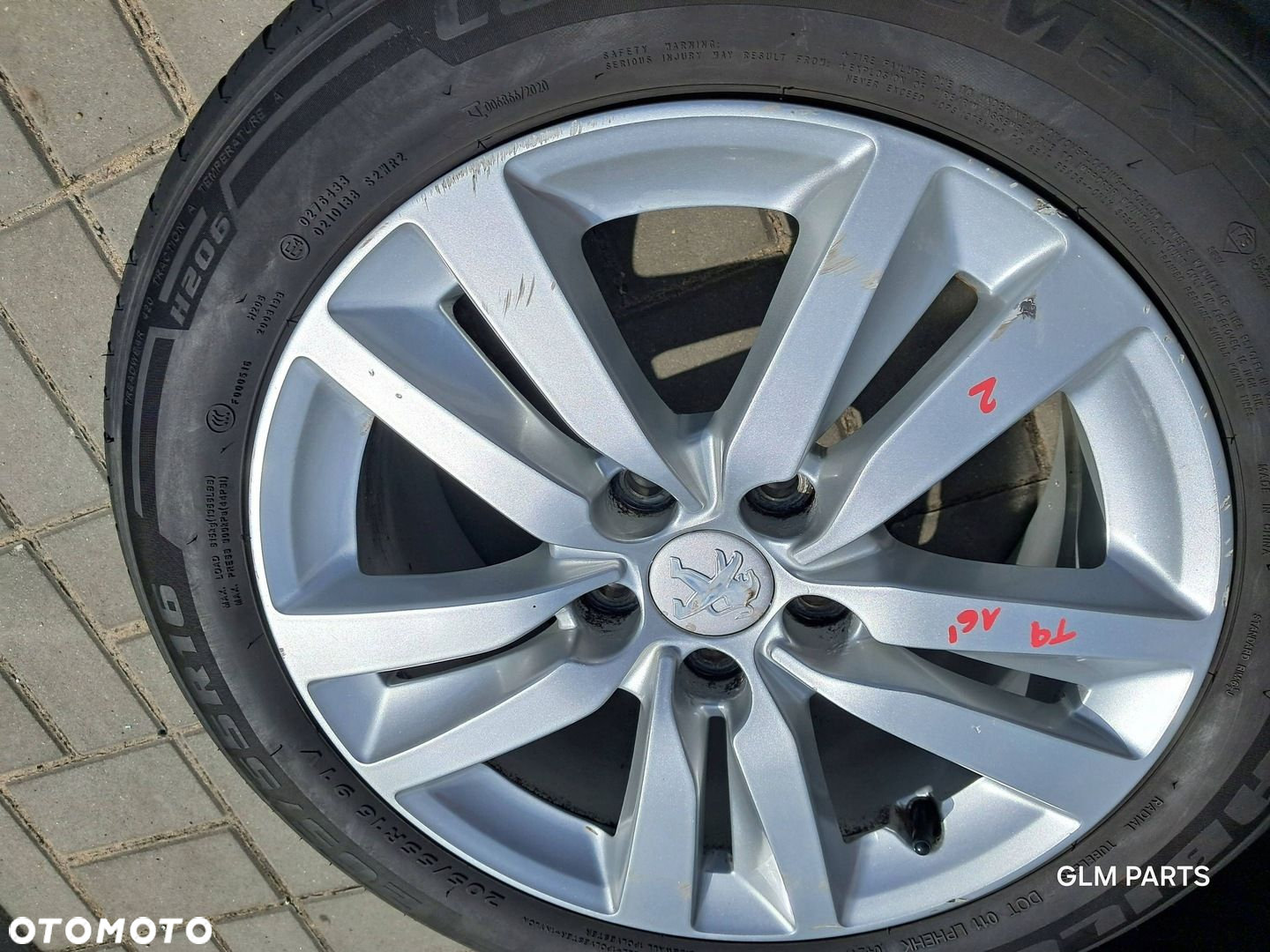 Peugeot 308 II T9 Felgi aluminiowe 16" koła LATO 205/55R16 5x108 - 6