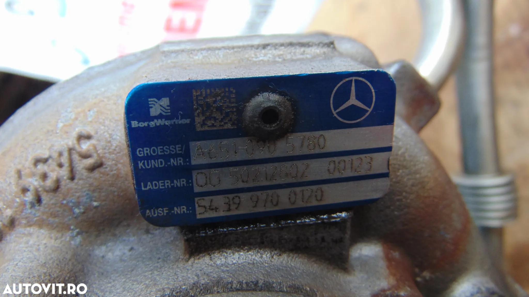 turbina Mercedes c class w204 2.2 biturbo turbine E Class w212 CLS Sprinter Vito biturbo turbosufla - 6