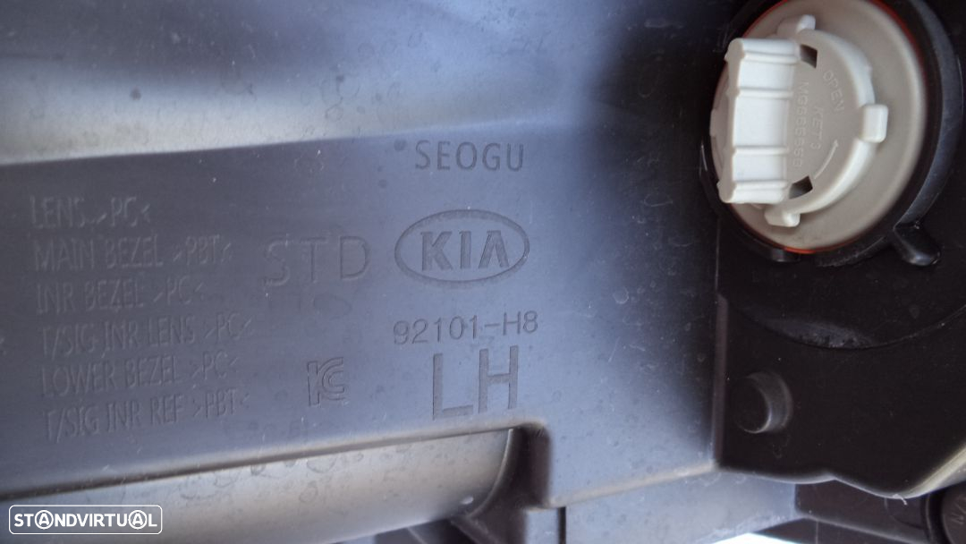 Farol esquerdo KIA RIO ano 2017 original e como novo - 6