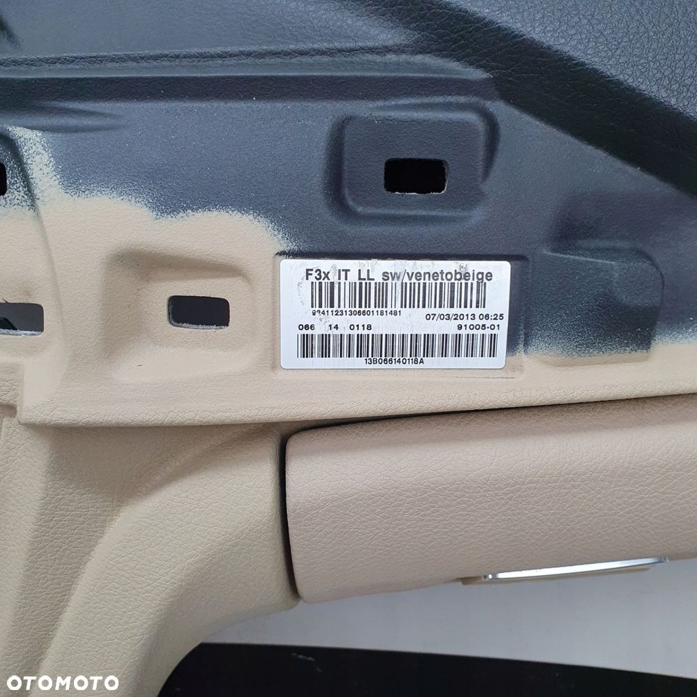 BMW F30 F31 F34 DESKA ROZDZIELCZA KONSOLA KOKPIT PULPIT PODUSZKI AIRBAG AIR BAG NAPINACZE KIT SET - 5