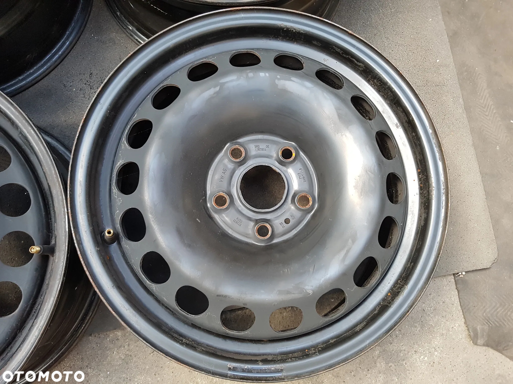 FELGI STALOWE VW PASSAT SKODA   SEAT 5X112  6,5JX16 ET42 3C0 - 6