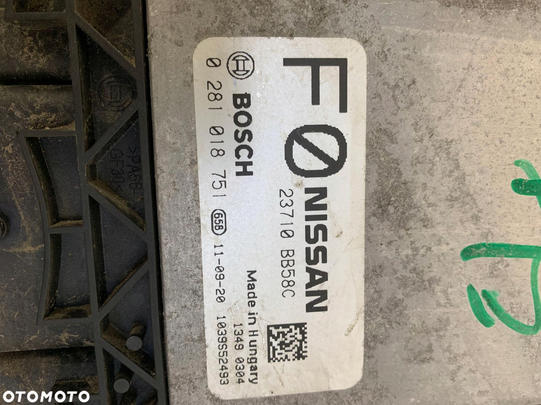 KOMPUTER 0281018751 NISSAN QASHQAI 23710BB58C - 2