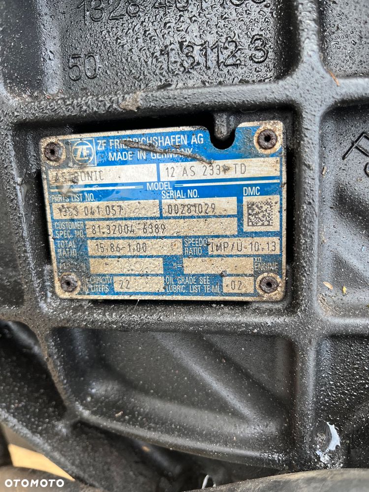 Skrzynia biegów MAN TGX TGS kompletna 12AS2331TD - 5