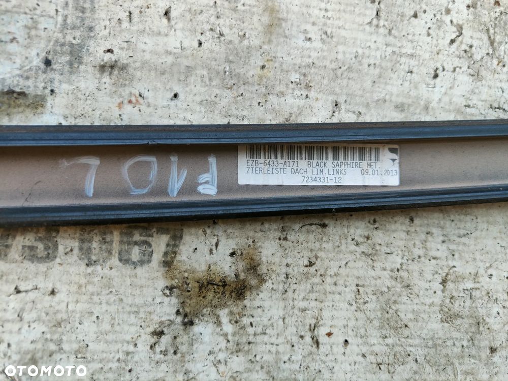 BMW F10 Listwa dachowa karoseryjna Black Sapphire 475 Lewa Prawa - 5