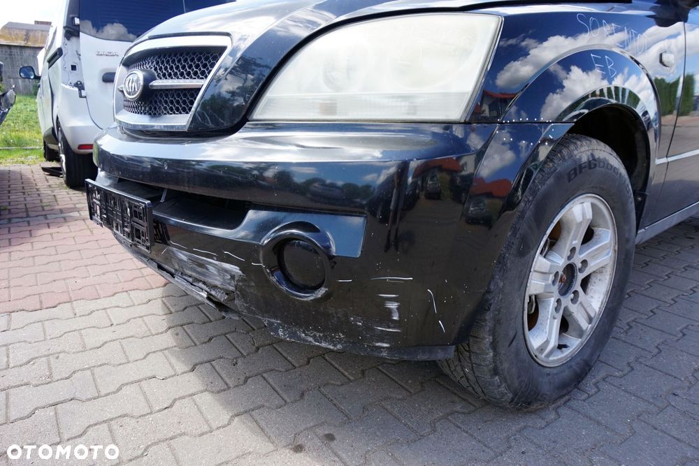 MASKA ZDERZAK BŁOTNIKI LAMPY SORENTO I EB  KIA 2002-2007 CZARNY PRZÓD KOMPLETNY - 9