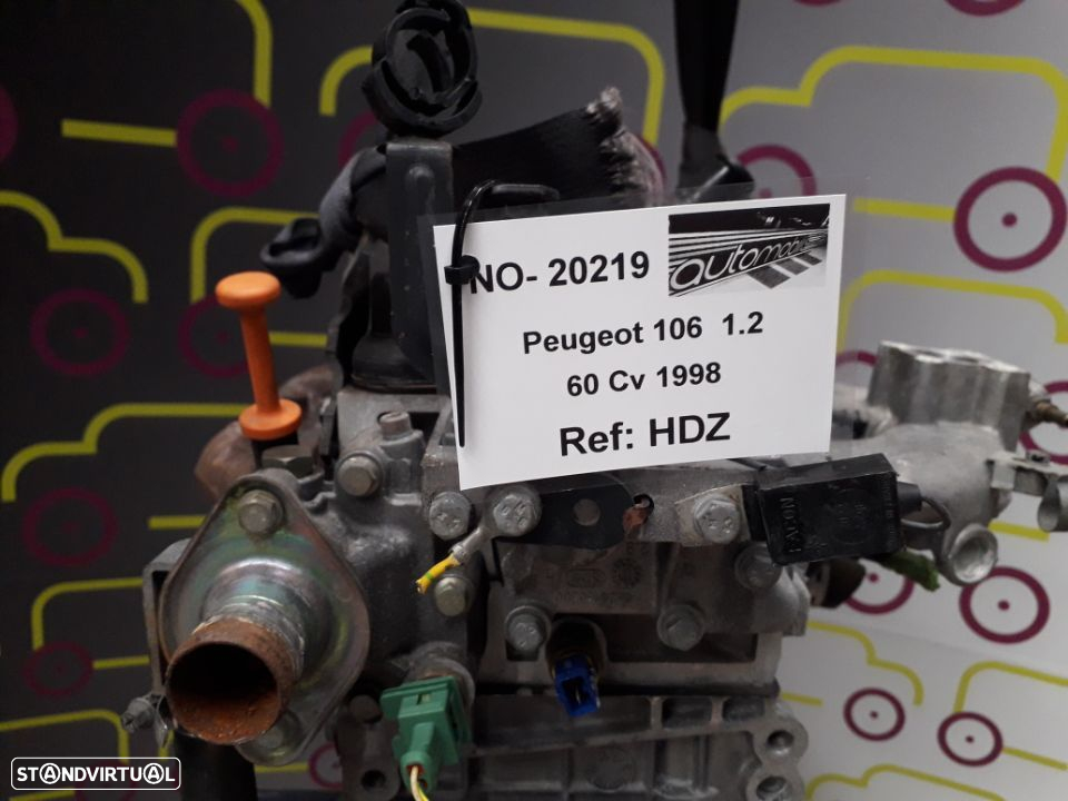 Motor Peugeot 106 1.2 i 60 Cv de 1998 - Ref: HDZ - NO20219 - 7