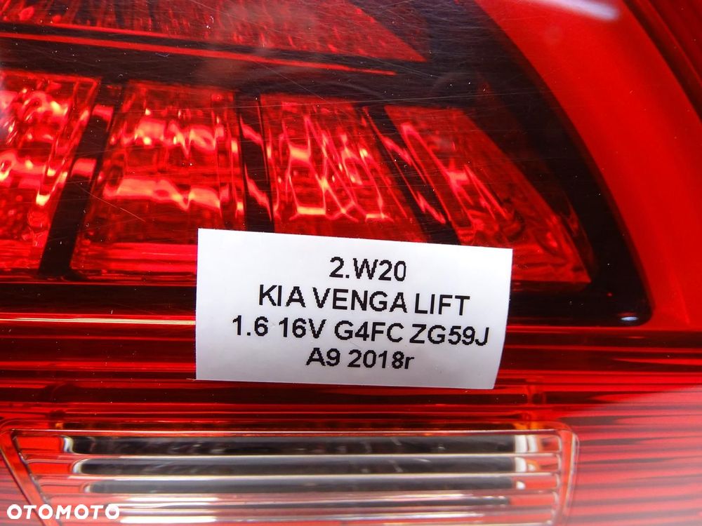 LAMPA LEWA LEWY TYŁ TYLNA W KLAPE LED 92405-1P200 KIA VENGA LIFT - 10