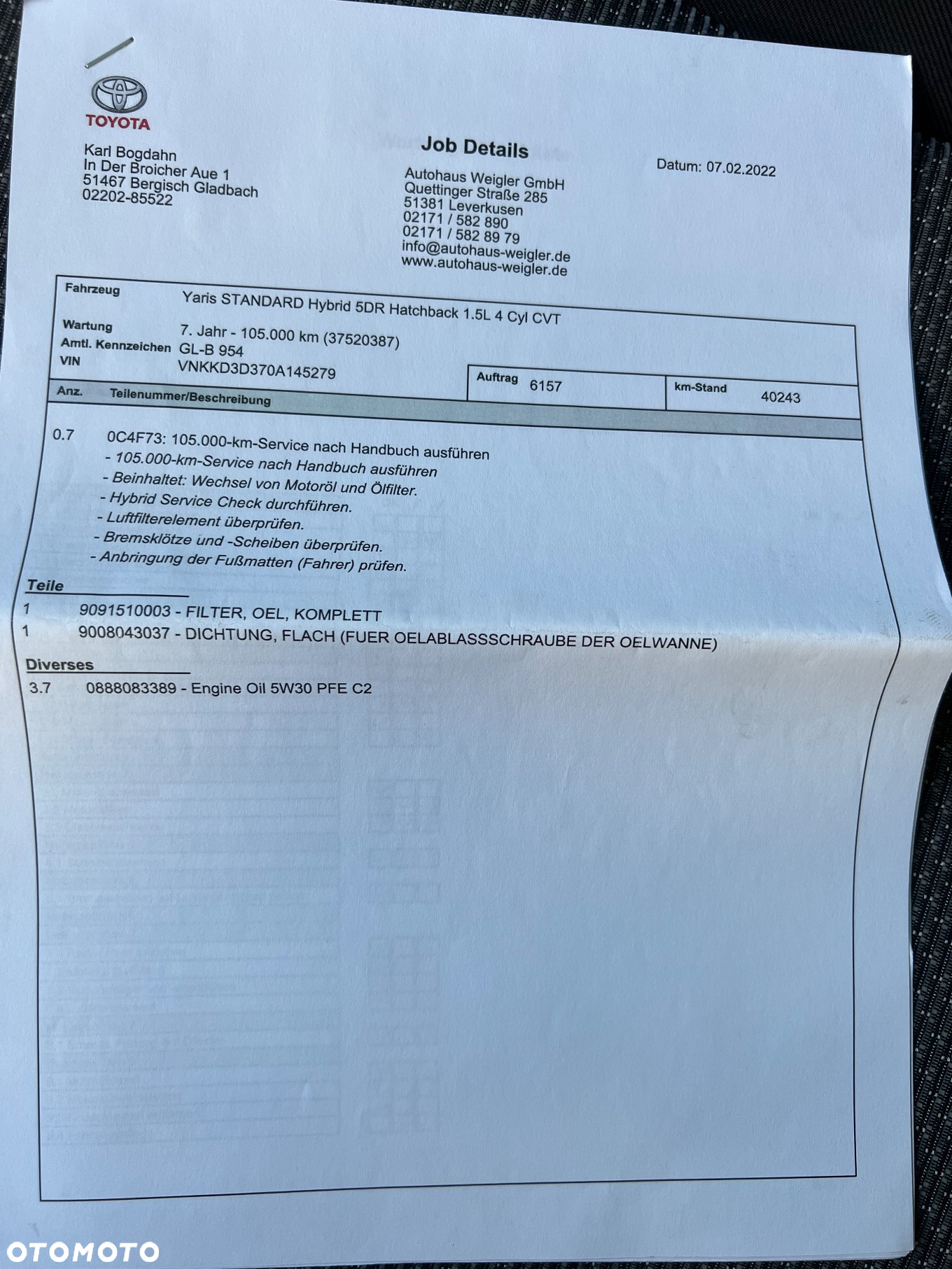 Toyota Yaris Hybrid 1.5 VVT-i Edition-S - 40