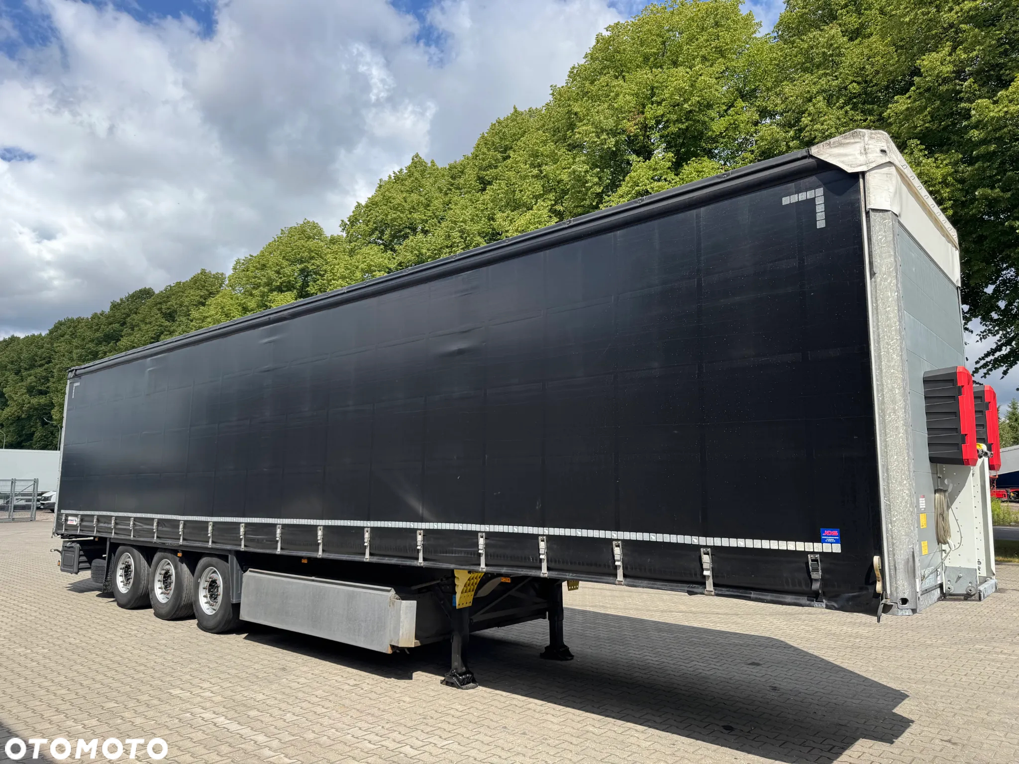 Schmitz Cargobull Firanka, Kosz na PALETY, oś podnoszona!! - 4