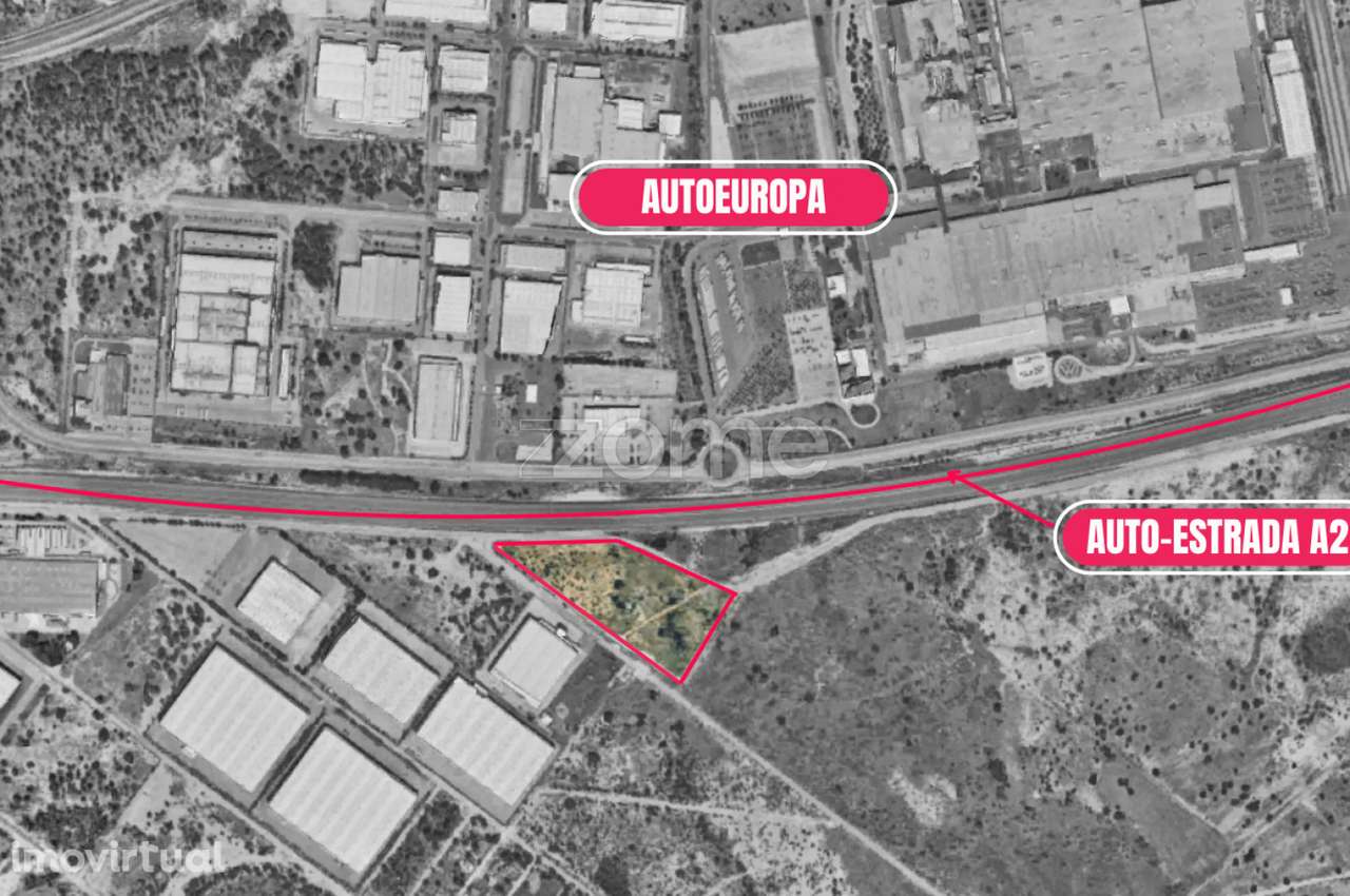 Terreno Industrial com 38.250m2 na Quinta do Anjo, Palmela - Grande imagem: 2/5