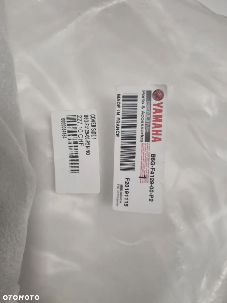 Nowe Osłony owiewki boczki pokrywy bak zbiornik Yamaha MT-125 MT 125 B6G-F4139-00 B6G-F4129-00 - 2
