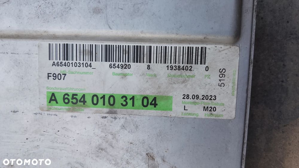 Mercedes-Benz Sprinter W907 W910 A6540103104 CHŁODNICA INTERCOOLER - 6